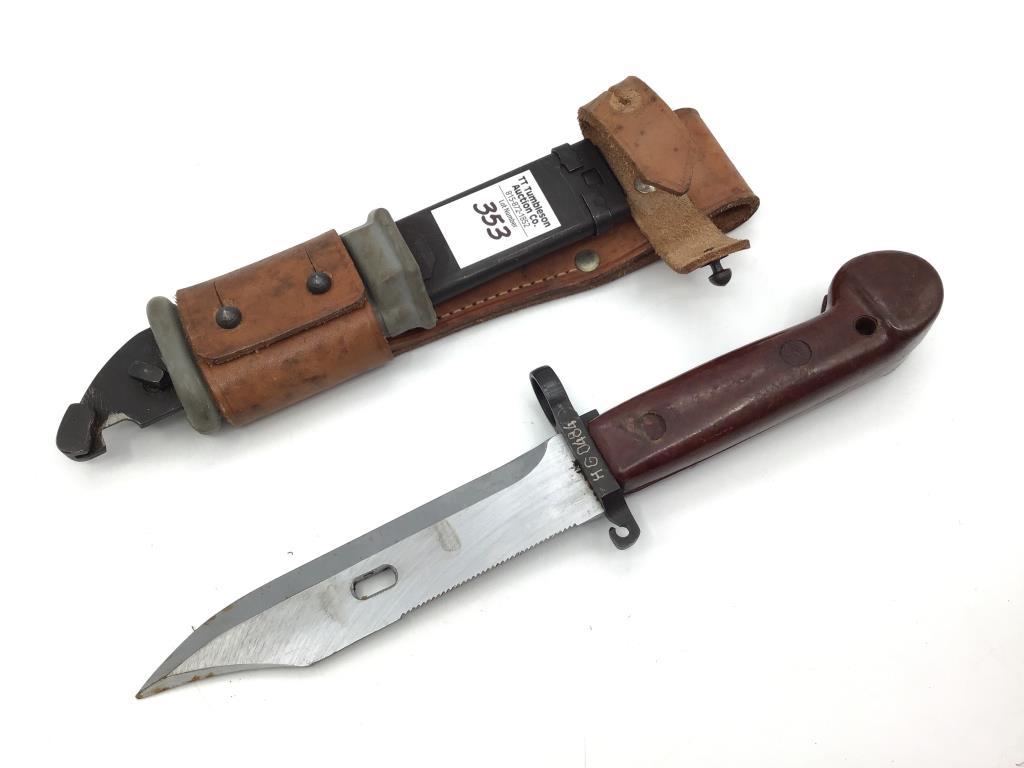 Unknown Bayonet Knife w/ Holster