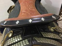 Very Nice Western Saddle w/ Fancy Silver