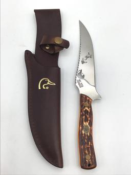 Schrade USA Ducks Unlimited Bone Handle Knife