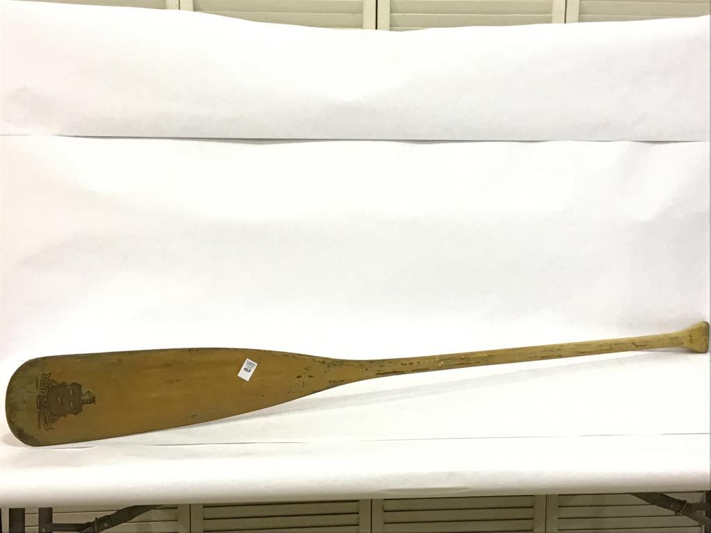 Vintage Wood Oar Marked Foster Oar Co.