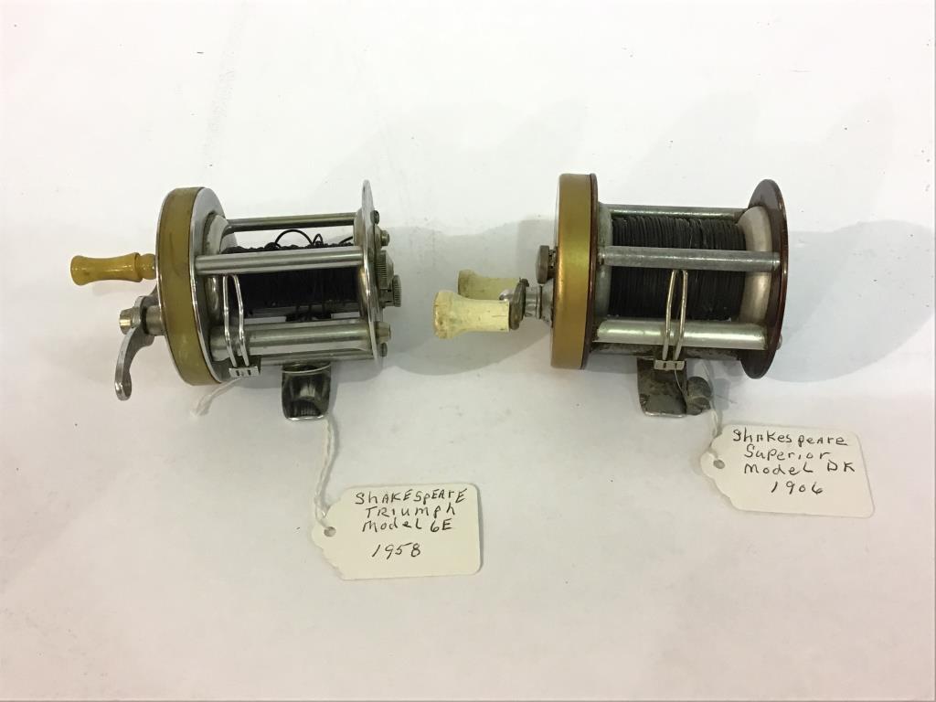 Lot of 8 Vintage Fishing Reels Including