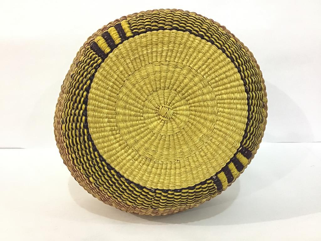 Lg. Vintage Woven Basket (Approx. 15 Inches