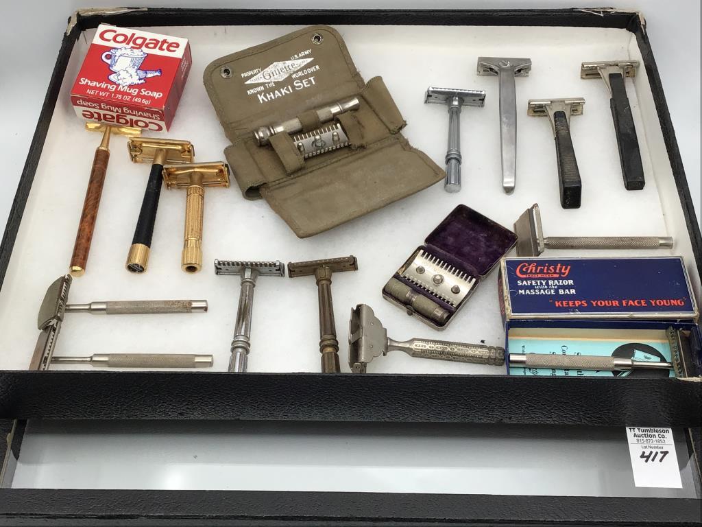 Group of Old Razors Including Gillette US Army