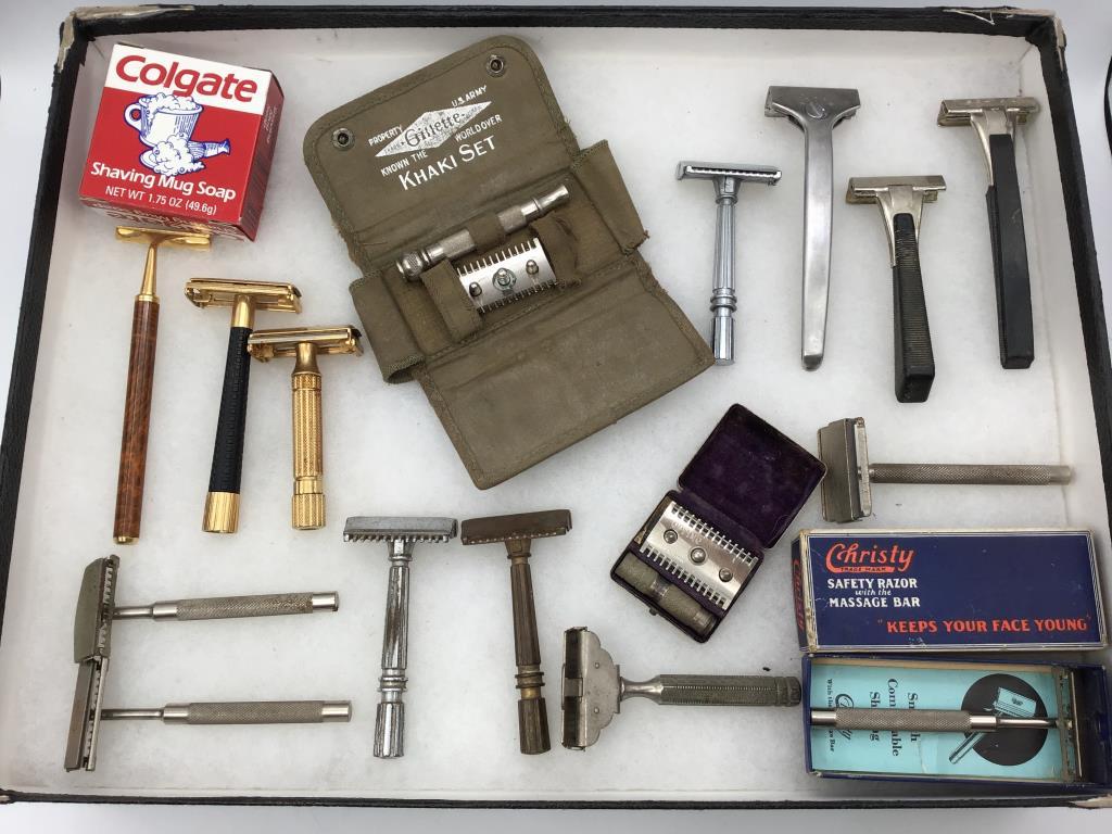 Group of Old Razors Including Gillette US Army