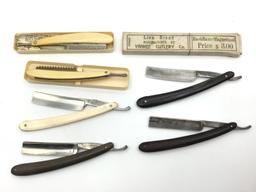 Collection of 10 Various Straight Razors