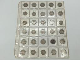 Collection of 60 Buffalo Nickels