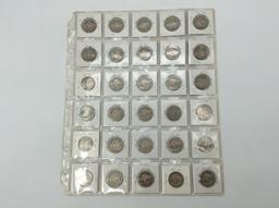Collection of 48 Buffalo Nickels
