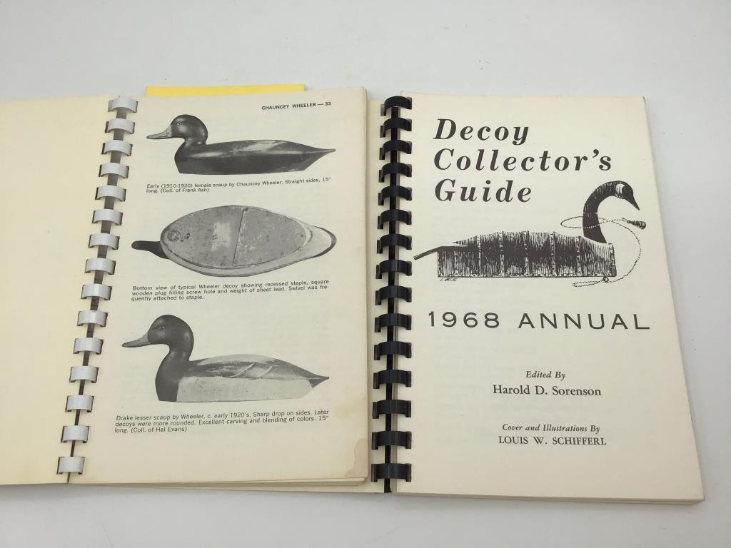 Lot of 4 Decoy Books Including Hard Cover-