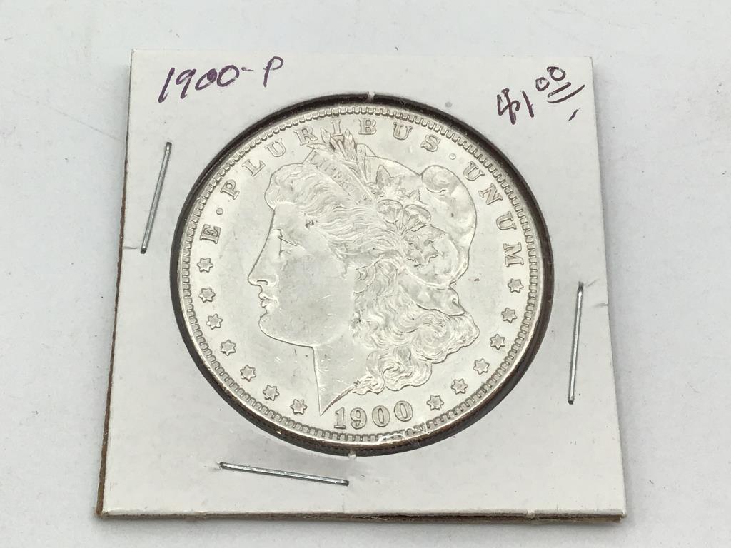 Lot of 2 Morgan Silver Dollars Including