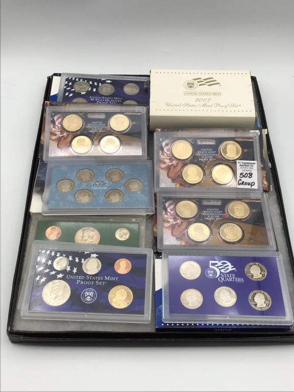 Group of US Mint/ Proof Sets Including