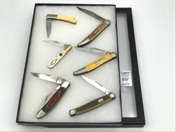 Lot of 6 Various Folding Knives Including