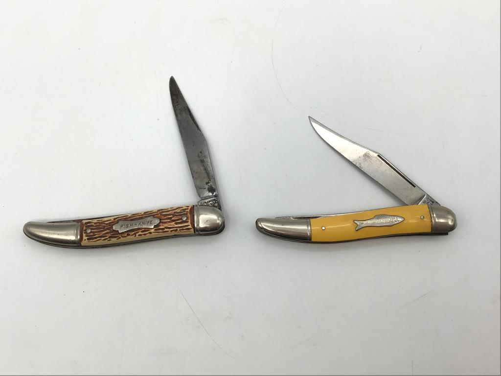 Lot of 6 Various Folding Knives Including