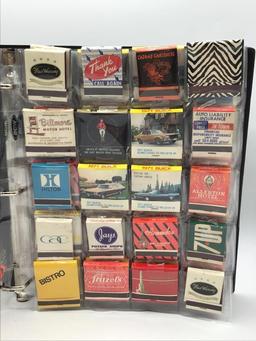Binder w/ Vintage Full Matchbooks