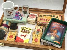 Group of Cigarette/Smoking Collectibles Including