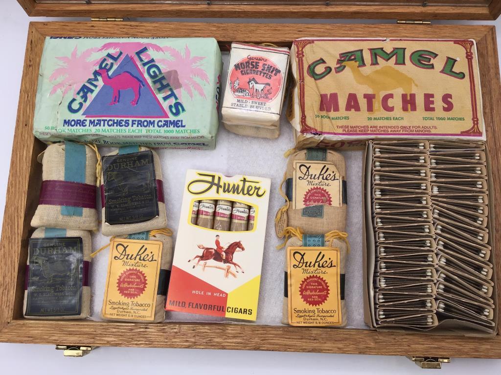 Group of Cigarette/Smoking Collectibles Including