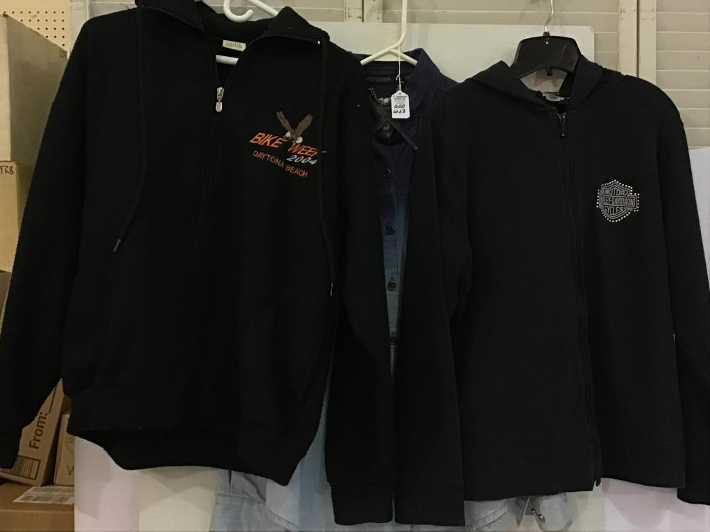 Lot of 3 Ladies Harley Davidson Clothing