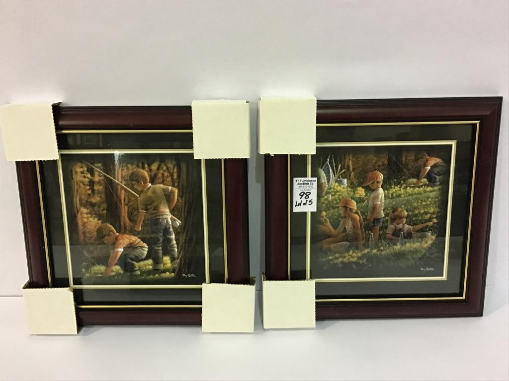 Lot of 5 Including 4 Sm. Terry Redlin Prints-