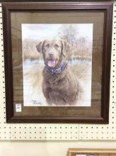 Framed & Signed Dog Print-Thats my Dog Too-