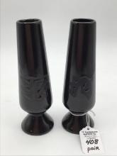 Pair of Southwest Design Pottery Vases