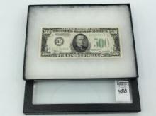 Series of 1934A $500 B-New York, NY