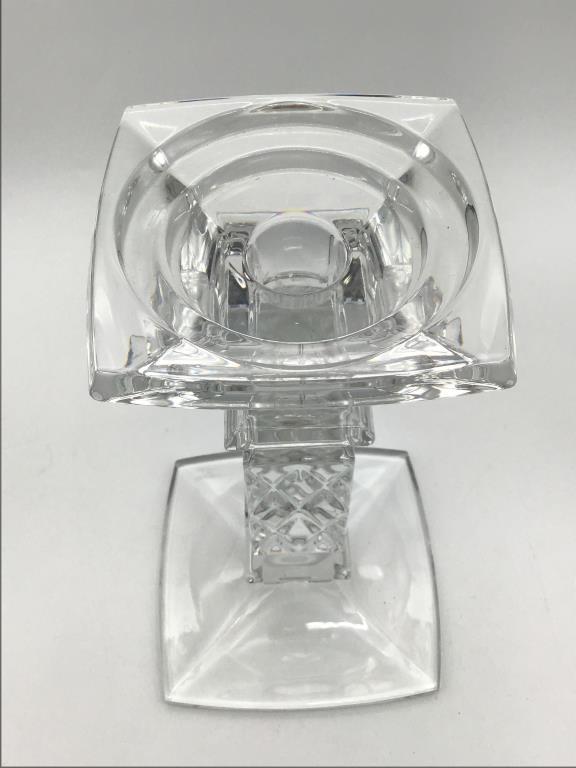 Pair of Lg. 8 Inch Tall Waterford Crystal Candle