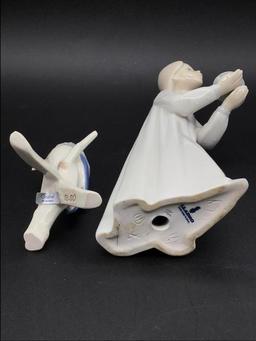 Lot of 2 Including Lladro Porecelain FIgurine-