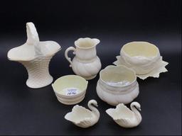 Lot of 8 Various Belleek & Lennox Pieces