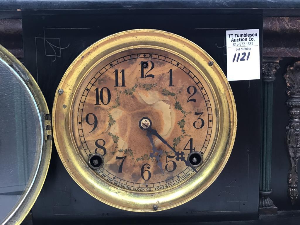 Antique Sessions Keywind Mantle Clock