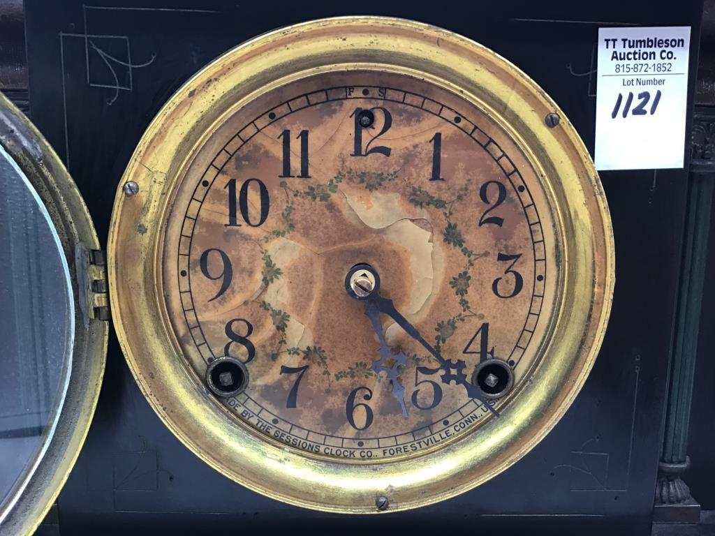 Antique Sessions Keywind Mantle Clock