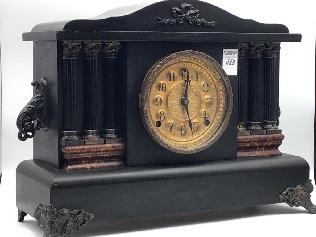 Antique Keywind Mantle Clock-