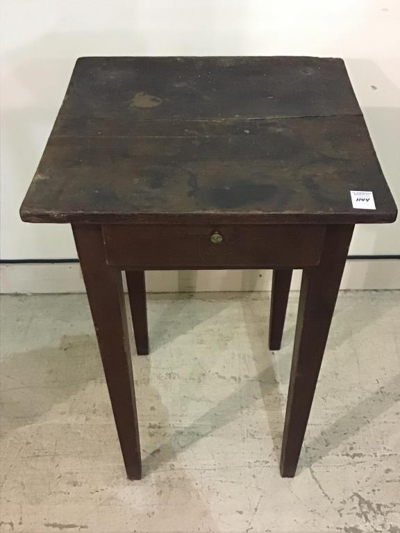 Sm. Very Primitive One Drawer Table