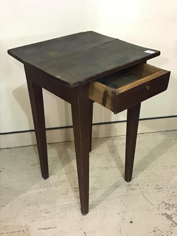 Sm. Very Primitive One Drawer Table
