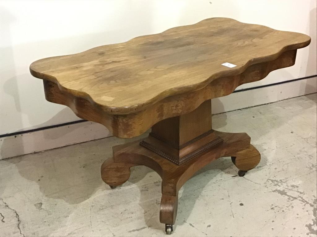 Antique Cut Down Table-Made into Coffee Table