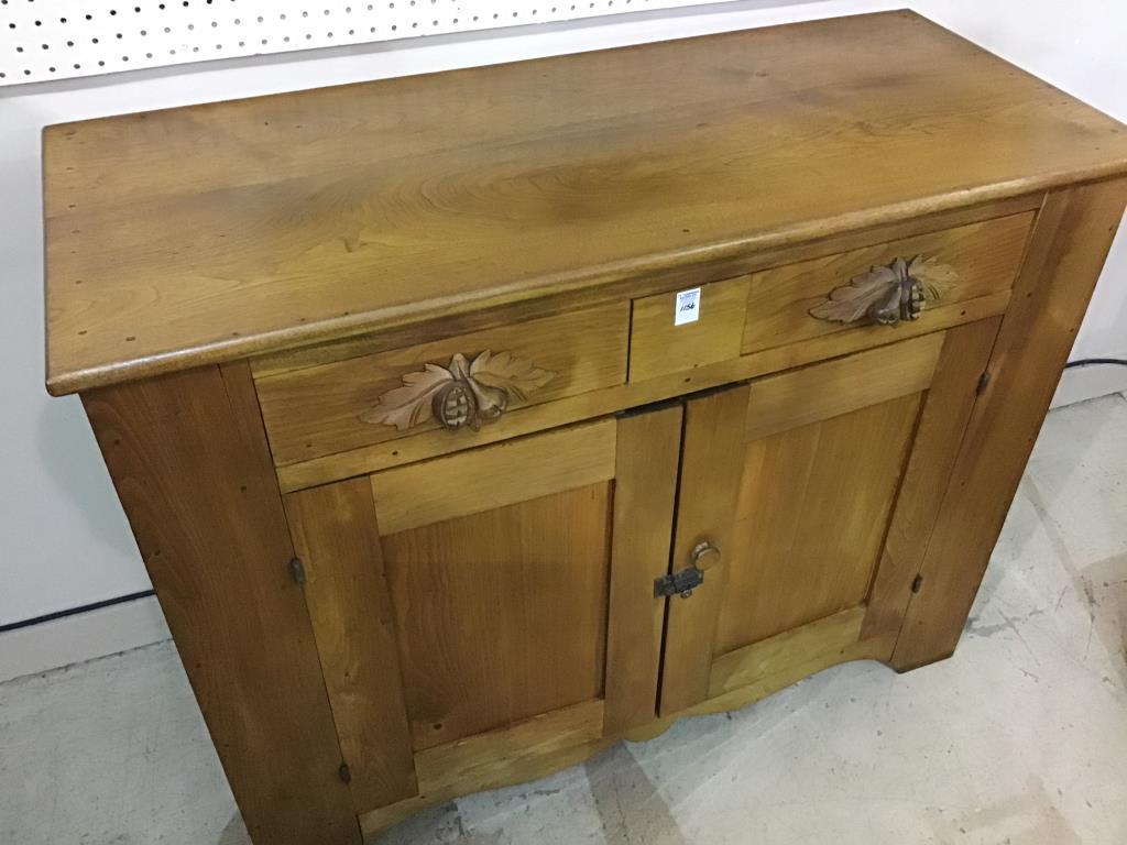 Antique Cabinet w/ 2 Drawers & 2 Doors