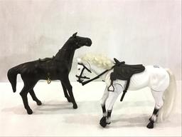 Group of Various Toy Plastic Horses