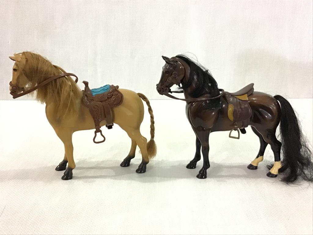 Group of Various Toy Plastic Horses