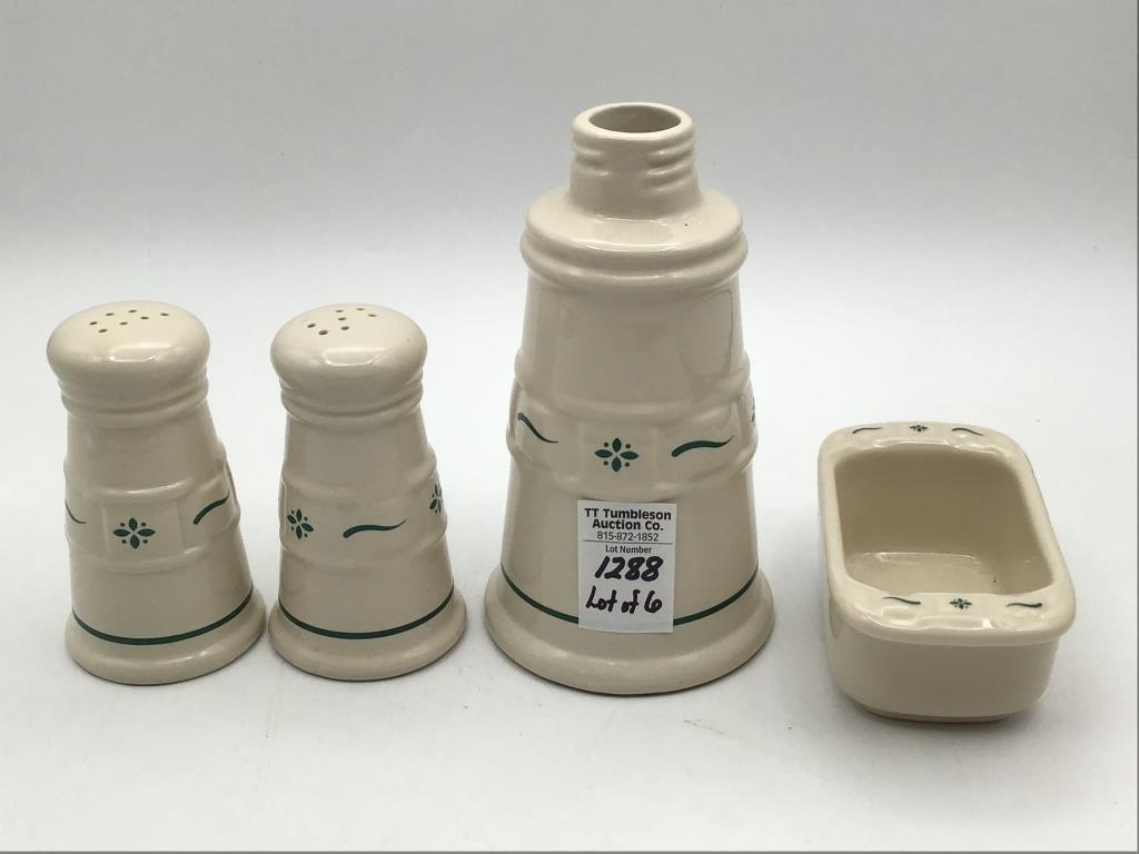 Group of Longaberger Pottery Pieces Including