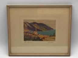 Lot of 6 Various Framed Prints Including Landscape