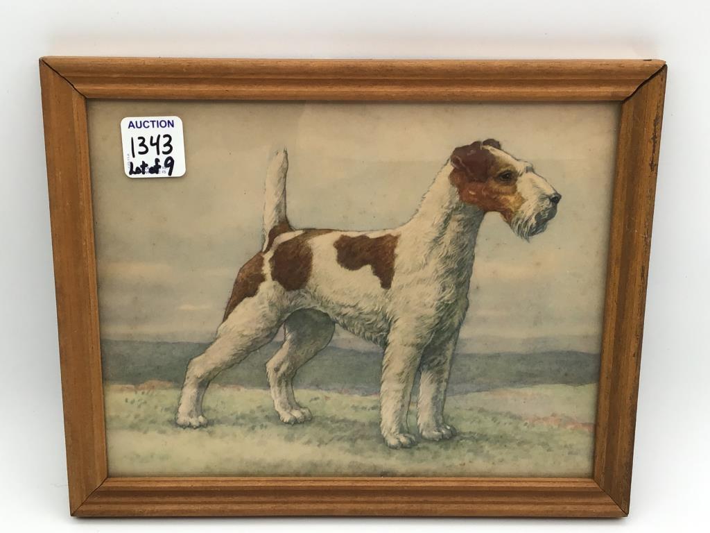 Lot of 9 Framed Animal Prints Including 2-Horses