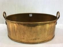 Oval Style Bucket-Dbl Handled Copper