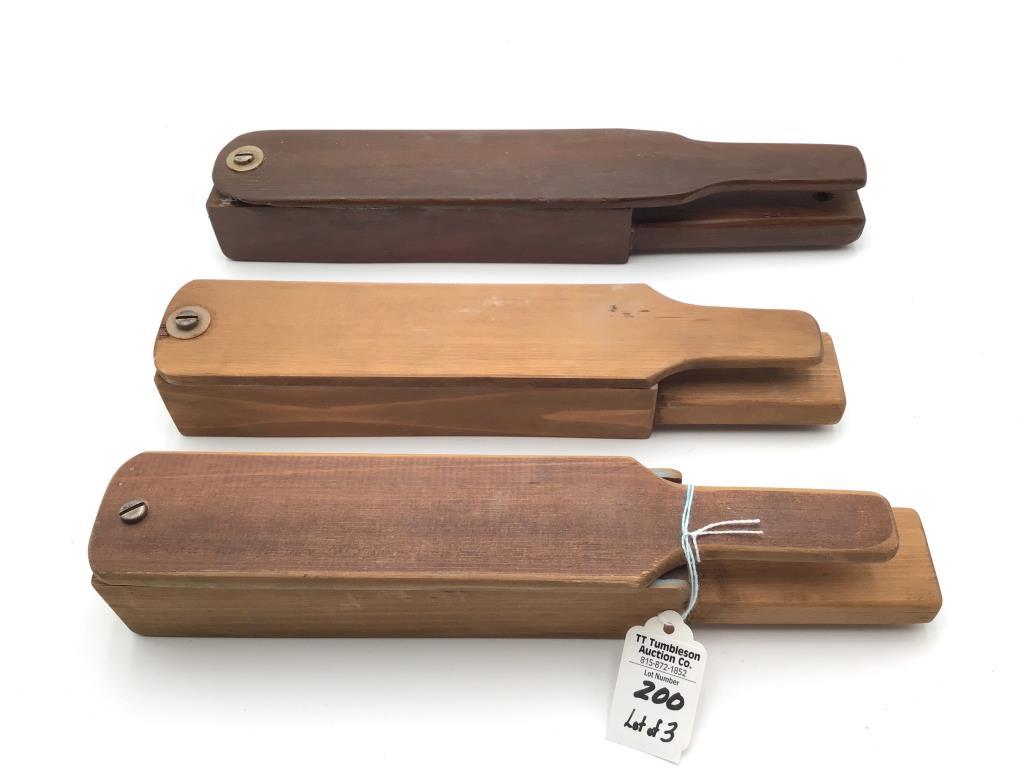 Lot of 3 Box Turkey Calls by Ron Heitzman