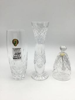 Lot of 3 Crystal Pieces Including
