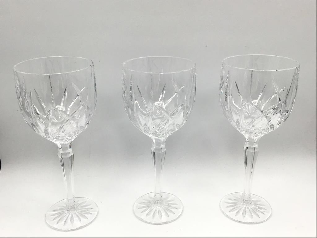 Set of 6 Matching Waterford Goblets