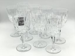 Set of 9 Matching Waterford Crystal 7 Inch Tall