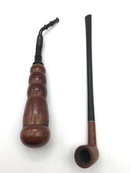 Lot of 5 Collector Smoking Pipes Including