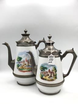Pair of Matching Design Antique German