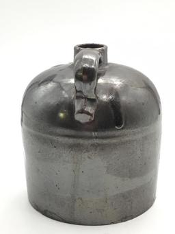 Unmarked Brown Drip Glaze Stoneware Jug
