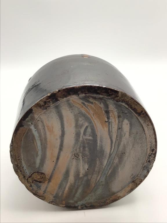 Unmarked Brown Drip Glaze Stoneware Jug