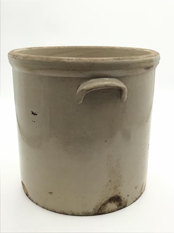 5 Gal Crock Front Marked Alexis Pottery Co.