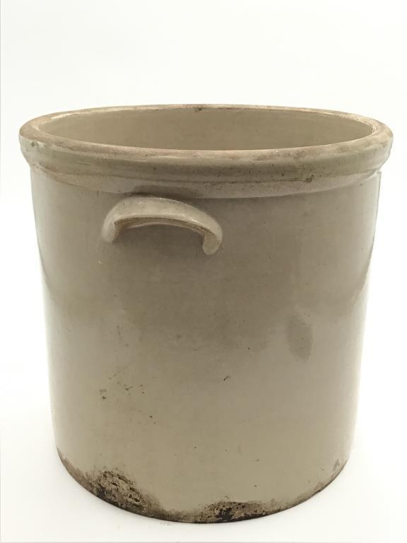 5 Gal Crock Front Marked Alexis Pottery Co.